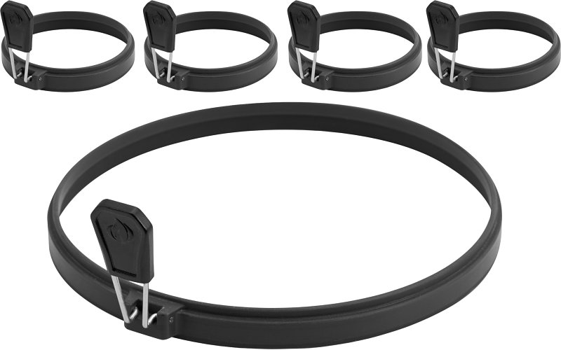 Napoleon GACP003 Breakfast Ring Set, Silicone, Folding Handle