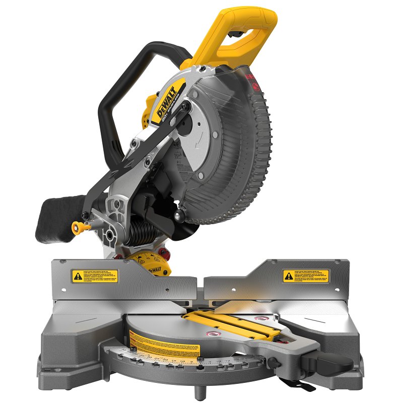DEWALT MAX XR DCS714B Double Bevel Fixed Miter Saw, Tool Only, 20 V, 10 in Dia Blade