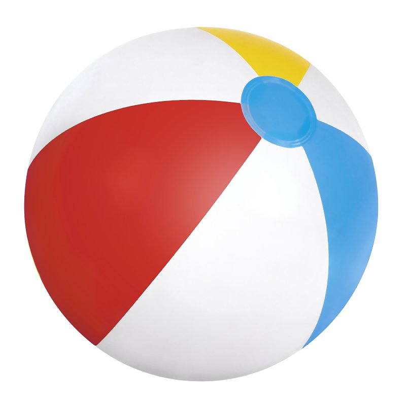 Bestway H2O Go 31021E Beach Ball, 20 in Dia, Vinyl, Multi-Color