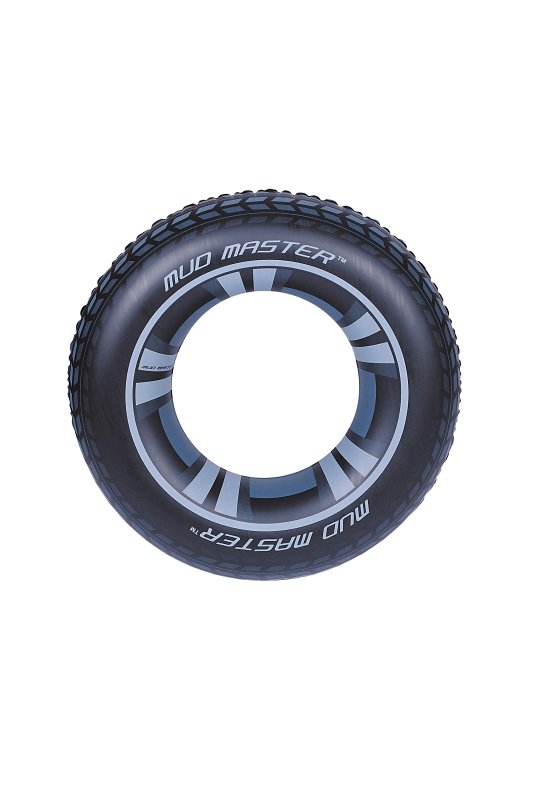 Bestway Mud Master Series 36016E Swim Ring, PVC, Black