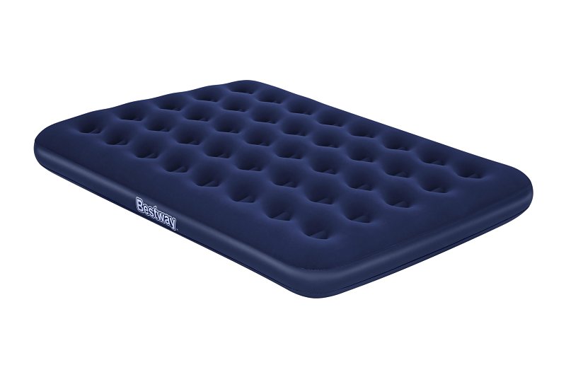 Bestway 67002E Air Mattress, 75 in L, 54 in W, Full, Includes Repair Patch, and Air Pump