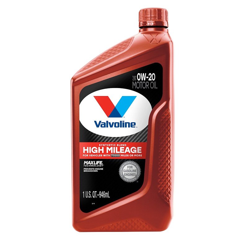 Valvoline 833002 Motor Oil, 0W-20, 1 qt, Bottle