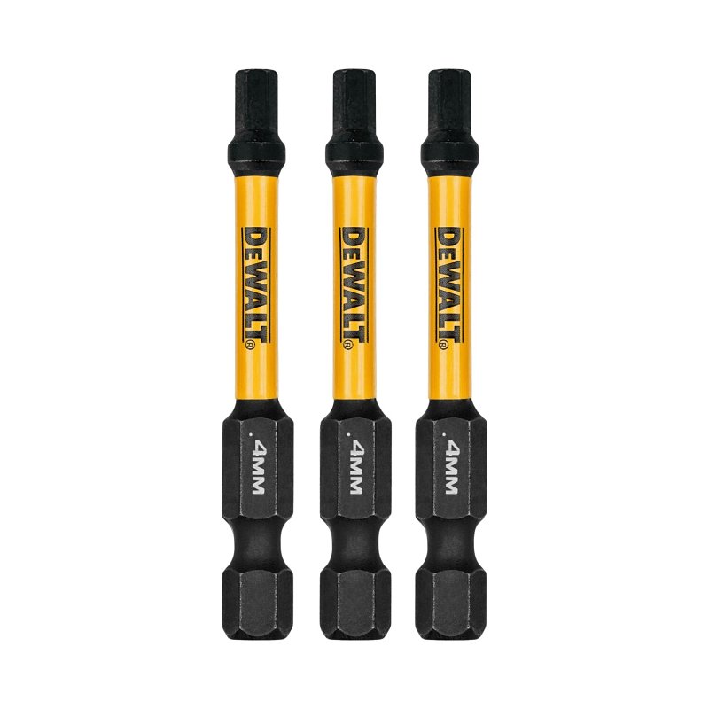 DEWALT Elite Series DWAF2HX4IR3 Insert Bit, 4 mm Drive, Hex Drive, 1/4 in Shank, Hex Shank, 2-1/4 in L, Steel