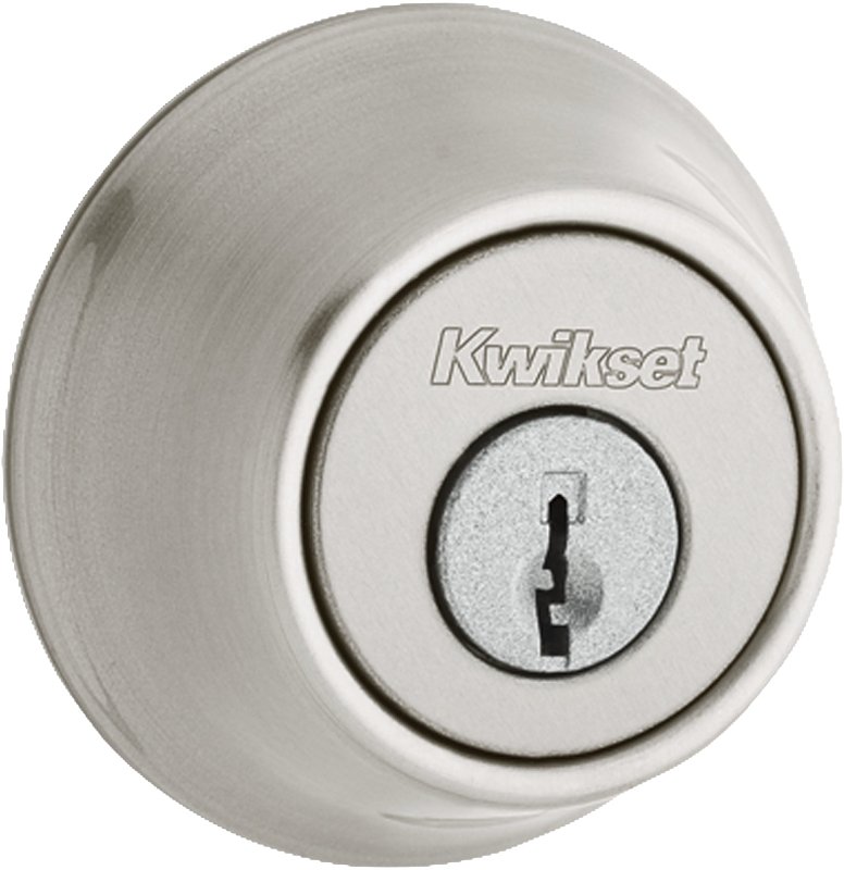 Kwikset 665 Series 665 15 6AL STR KP K3 Deadbolt, 3 Grade, Keyed Key, Zinc, Satin Nickel, 2-3/8, 2-3/4 in Backset