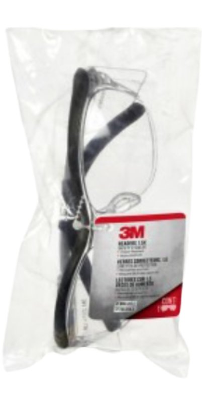 3M 91191-00002T Readers Safety Eyewear, Anti-Fog Lens, Dual Lens Frame