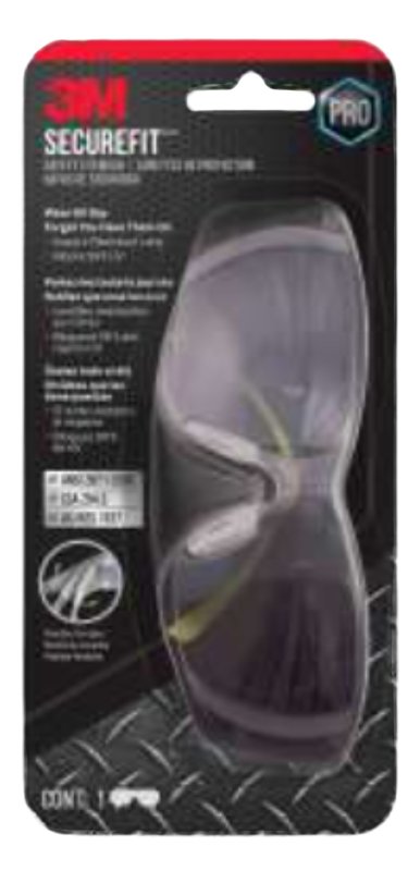 3M 7100112106 Safety Glasses, Anti-Fog, Scratch-Resistant Lens, Polycarbonate Lens, Polycarbonate Frame