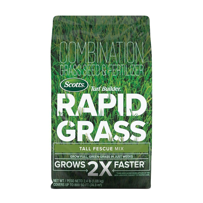 Scotts Turf Builder Rapid Grass Series 18741 Tall Fescue Mix, 2.4 lb Bag