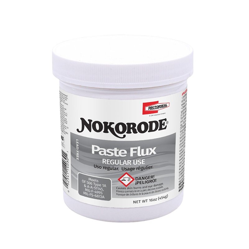 Nokorode 14030 Regular Flux, 1 lb, Paste, Tan