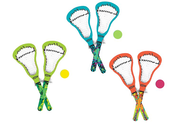 SwimWays 6069231 Hydro Lacrosse Pool Toy Assortment, Foam, Green