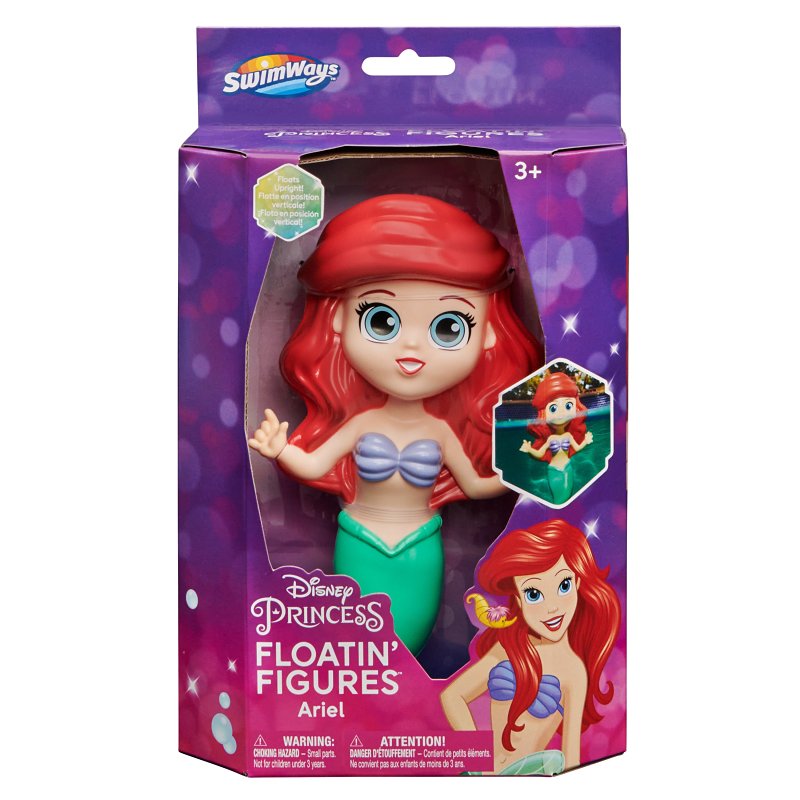 SwimWays 6072501 Disney Ariel Floating Character Pool Toy, ABS/PVC