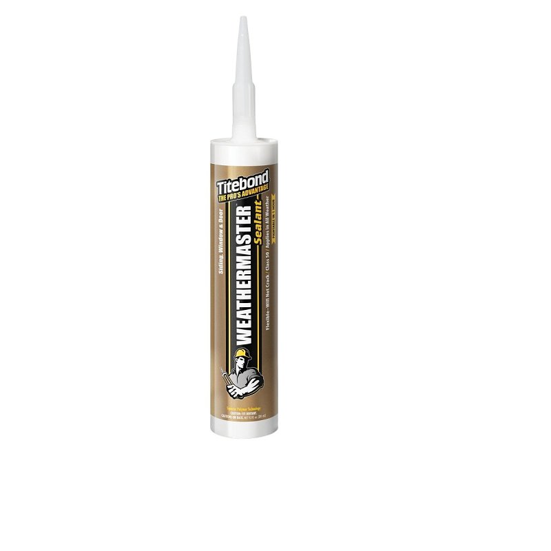Titebond WeatherMaster 44001 Sealant, White, -75 to 300 deg F, 10.1 oz Cartridge