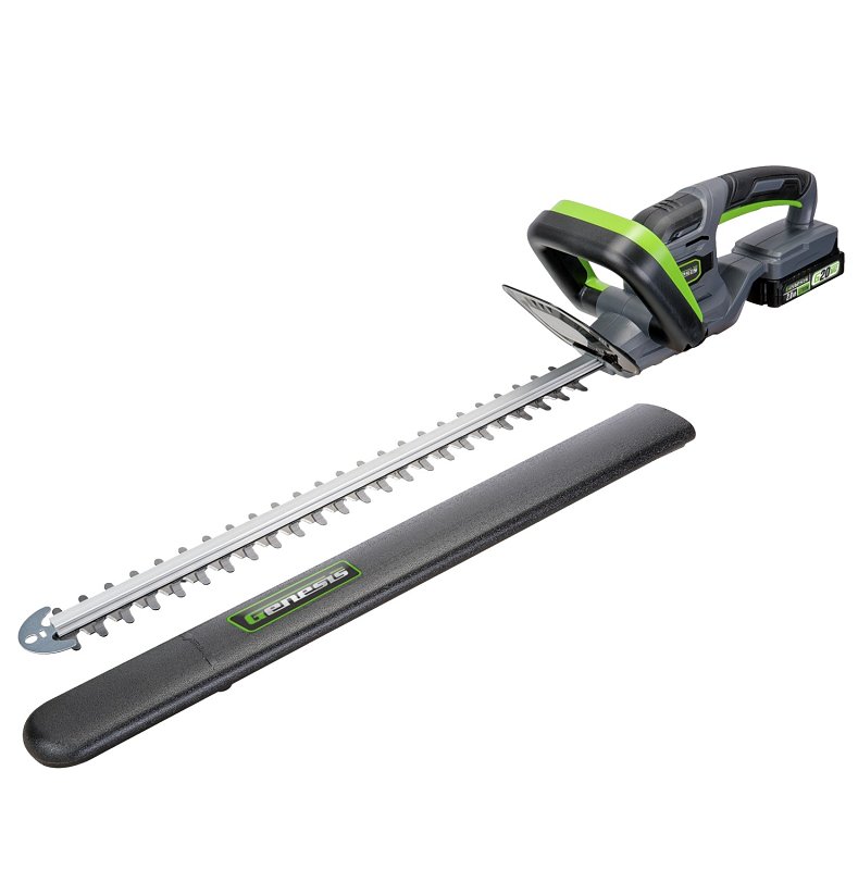 Genesis GLGHT20B Cordless Hedge Trimmer, Battery Included, 2 Ah, 20 V, Lithium-Ion, 5/8 in Cutting Capacity