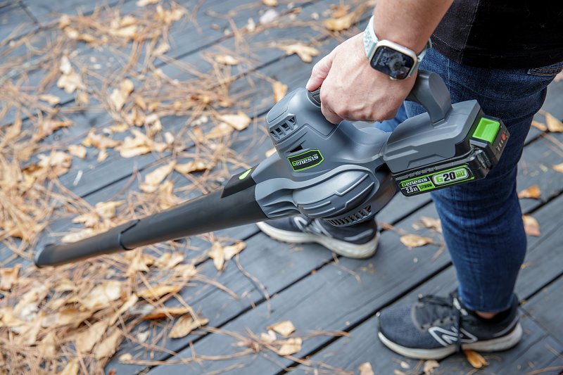 Genesis GLGBS20B Blower, Battery Included, 2 Ah, 20 V, Lithium-Ion, 2-Speed, 70, 95 cfm Air