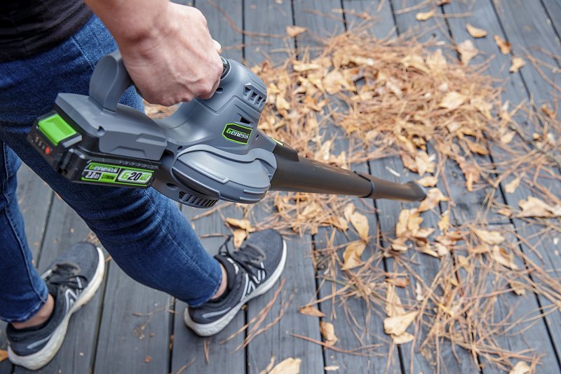 Genesis GLGBS20B Blower, Battery Included, 2 Ah, 20 V, Lithium-Ion, 2-Speed, 70, 95 cfm Air