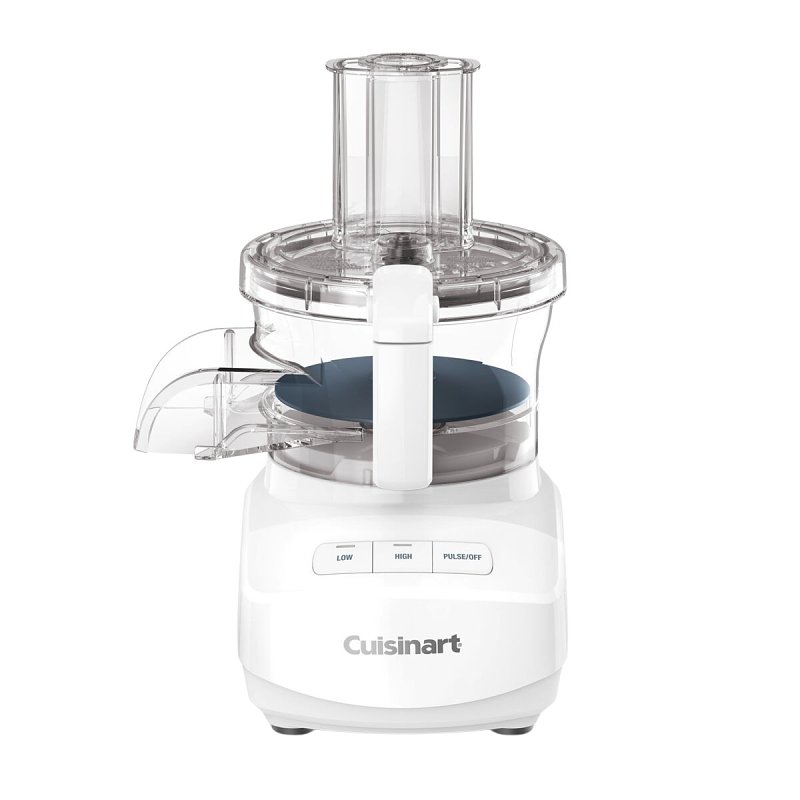 Cuisinart FP-9CF Continuous Feed Food Processor, 9 Cup Bowl, 350 W, Button Control, White