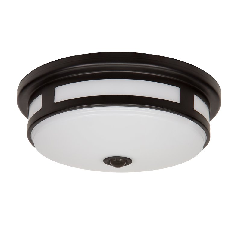 ETI FME Series 564281030 Ceiling Lighting, 120 V, 11.5 W, LED Lamp, 830 Lumens, Aluminum Fixture, Black Fixture