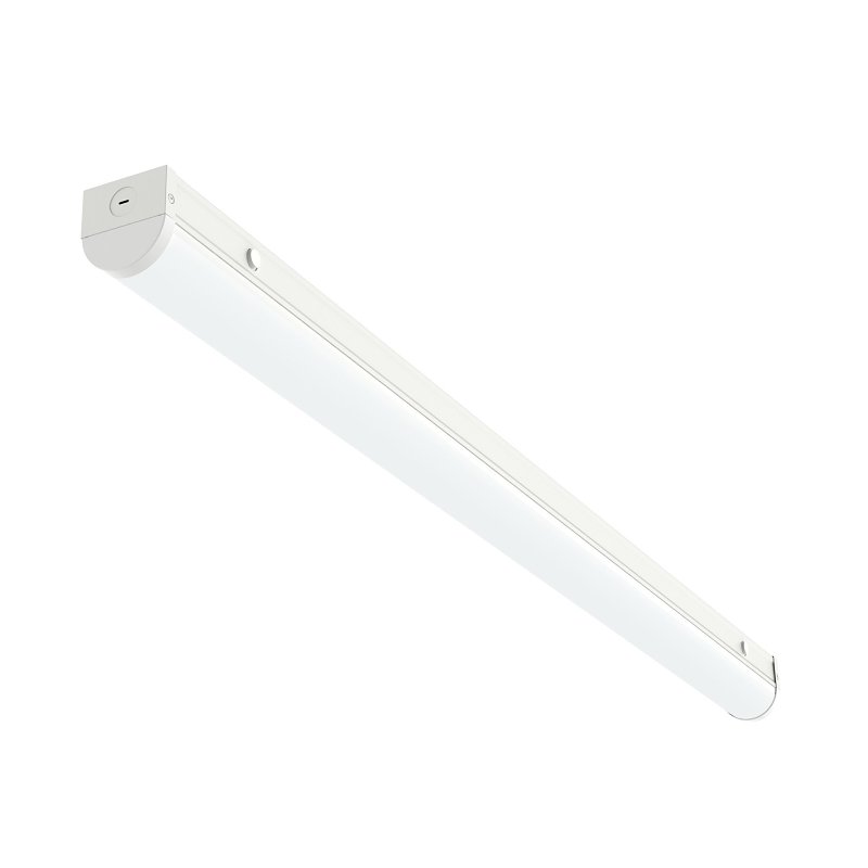 45W 4‑Foot LED Strip Light with Round Lens – 3‑Color Temperature