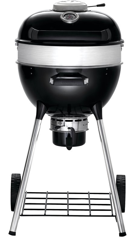 Napoleon Professional 18 PRO18K-LEG-3 Charcoal Kettle Grill, 235 sq-in Primary Cooking Surface, Black, Steel Body