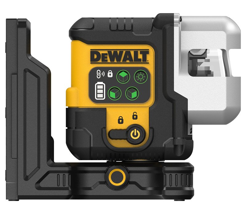 DEWALT DCLE14301GB Line Laser Base Kit, 100 ft Without Detector, 260 ft with Detector, +/-1/8 in Accuracy, Green Laser