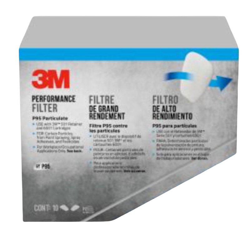 3M 5P71P10-C Particulate Pre-Filter, For: 3M 52P71, R5211, R6211, R6311, R7512 Respirators