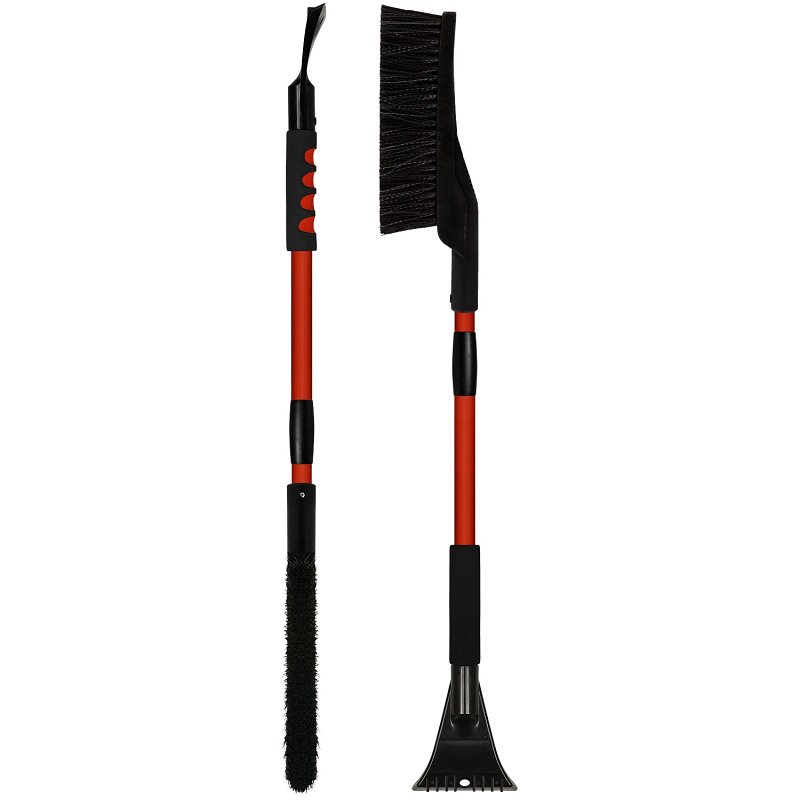SM Arnold 25-667 Telescopic Snow Brush with Scraper, 32 to 42 in OAL