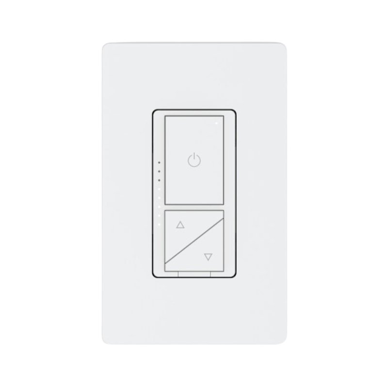 Feit Electric DIM/BUTTON/WIFI Dimmer Switch with Remote, 1-Pole, 3-, 4-Way, 120 V, 60 Hz, Wi-Fi, Hardwired, White