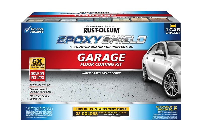 RUST-OLEUM EPOXYSHIELD 252625 Garage Floor Coating, Gloss