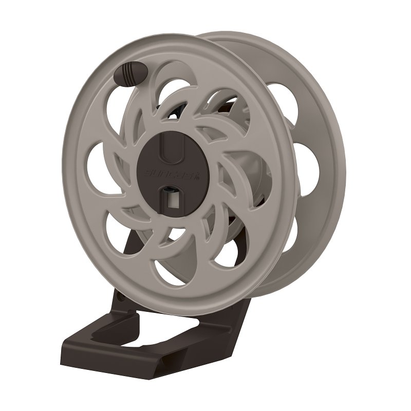 Suncast STA125B Smart Tracker Hose Reel, 5/8 in Hose, 125 ft Hose, Resin