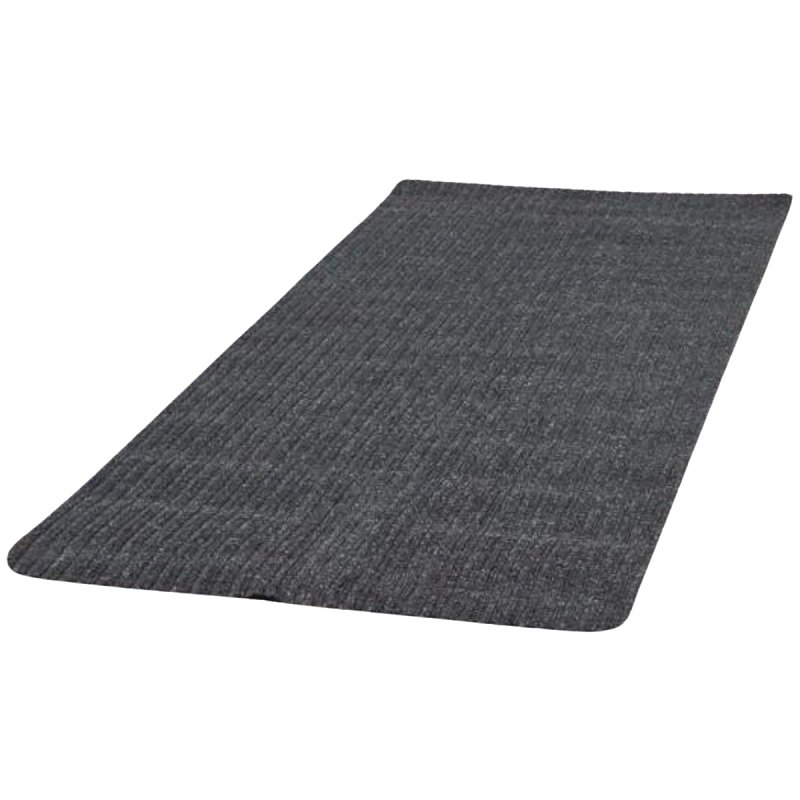 Sports Licensing Solutions 38928 Utility Mat, 60 in L, 24 in W, Polyester Surface, Black/Gray