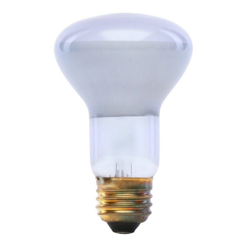 Feit Electric 45R20/N Incandescent Bulb, 50 W, R20 Lamp, Medium E26 Lamp Base, 3000 K Color Temp, 2000 hr Average Life
