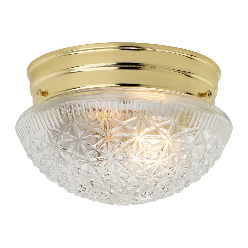 Boston Harbor F13BB01-68583L Single Light Round Ceiling Fixture, 120 V, 60 W, 1-Lamp, A19 or CFL Lamp