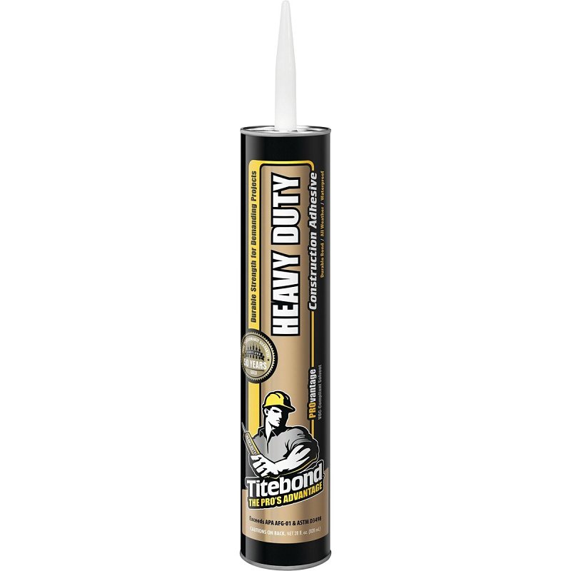 Titebond PROvantage 5251 Construction Adhesive, Light Brown, 10 oz Cartridge