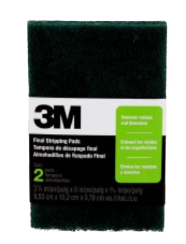 Scotch-Brite 10113 Stripping Pad, 6 in L, 3-7/8 in W