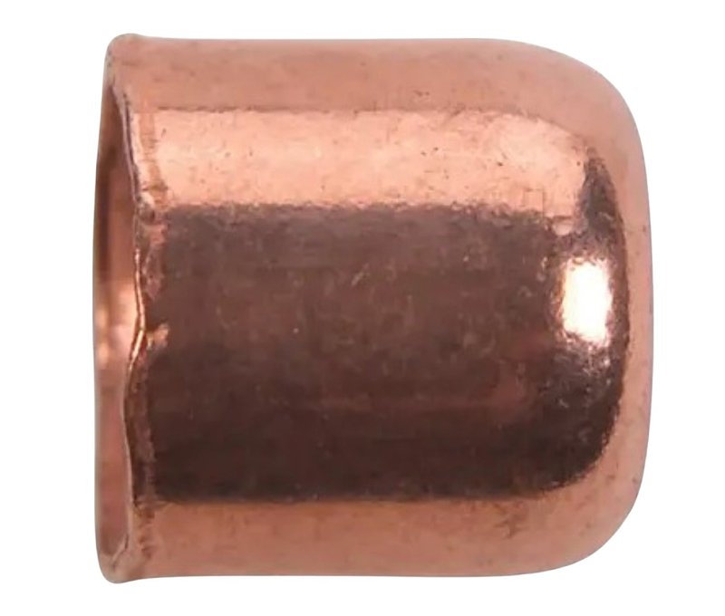 Nibco W01830C Pipe Cap, 1/4 in, Sweat, Copper