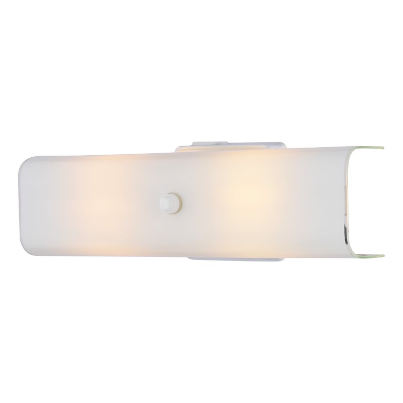 Boston Harbor V88WH02-4413H-3L Bracket Wall Light Fixture, 75 W, 2-Lamp, A19 or CFL Lamp, Steel Fixture, White Fixture