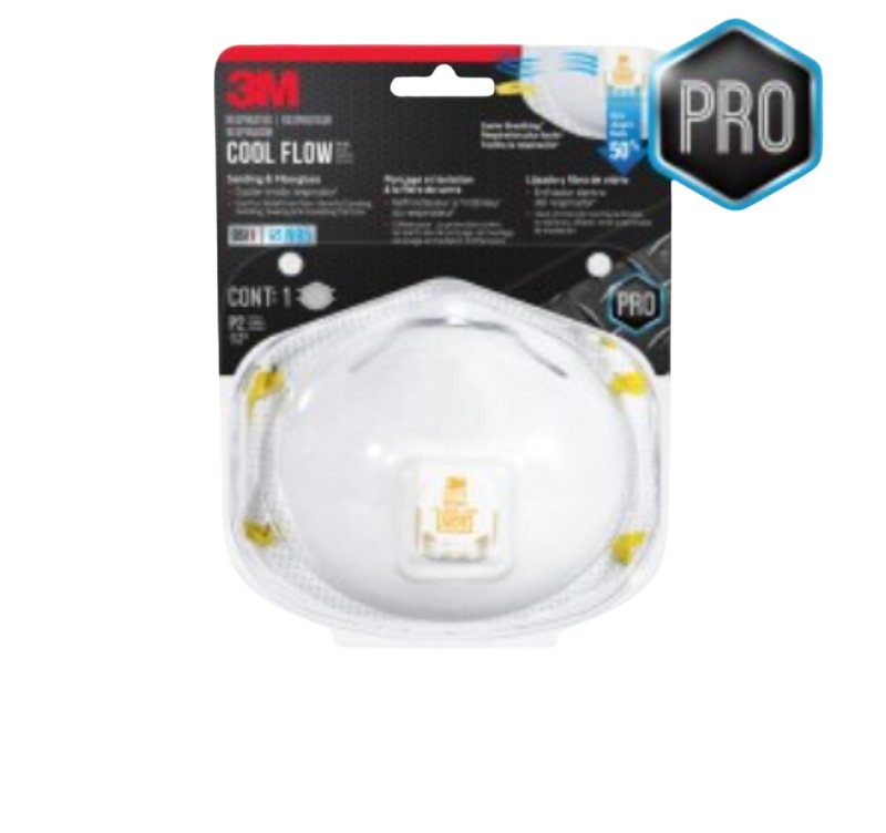 3M Cool Flow 8511HA1-C Valved Disposable Respirator