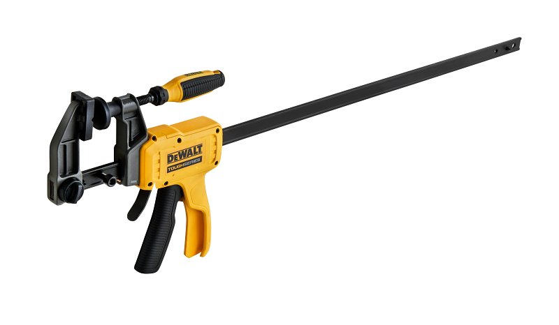 DEWALT ToughSeries DWHT83601 Hybrid Clamp, 300 to 825 lb, 24 in Max Opening Size, 2-1/2 in D Throat
