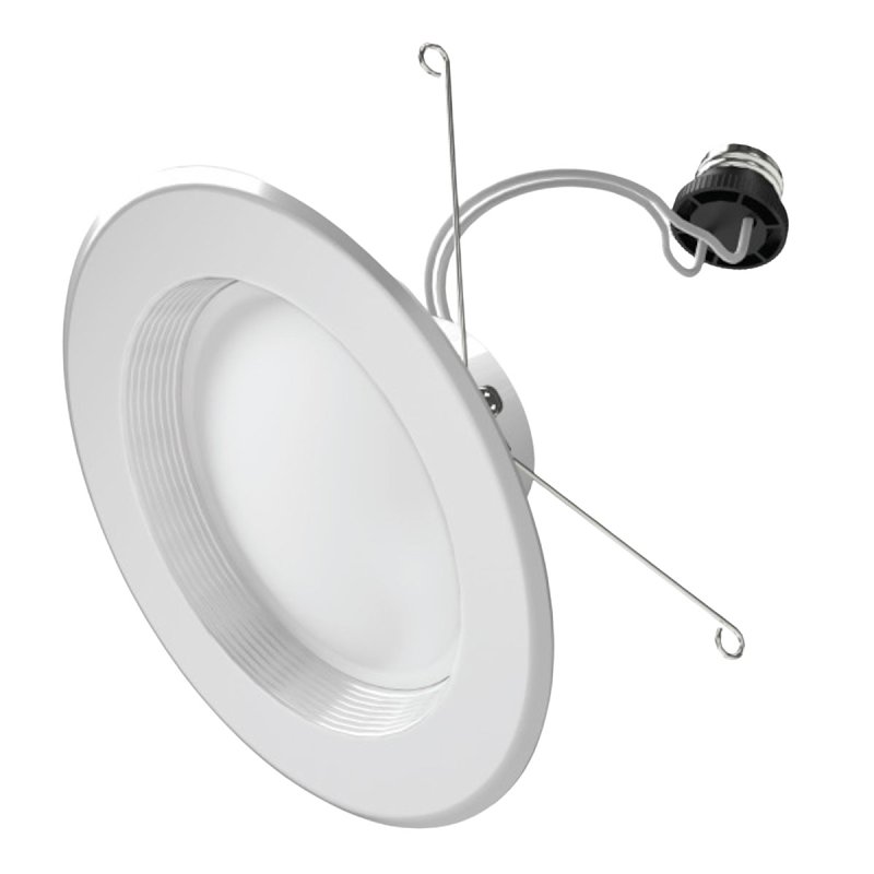Feit Electric LEDR56B/6WYCA Retrofit LED Downlight, 10.2 W, 120 V, LED Lamp, White
