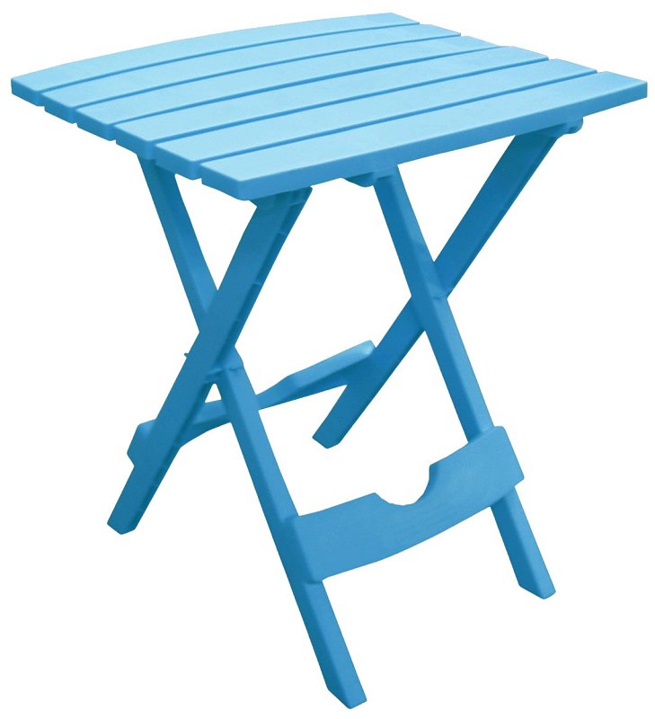 FOLDING SIDE TABLE POOL BLUE