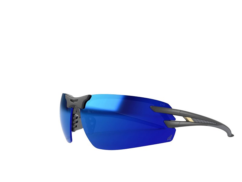 Edge Salita Series SL118 Safety Glasses, Anti-Fog, Anti-Scratch Lens, Polycarbonate Lens, Nylon Frame, Black Frame