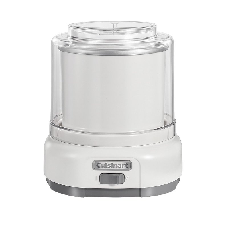 Hamilton Beach 68880 Ice Cream Maker, 1.5 qt, 13.5 W, On/Off Button Control, Thermoplastic Housing Material, White