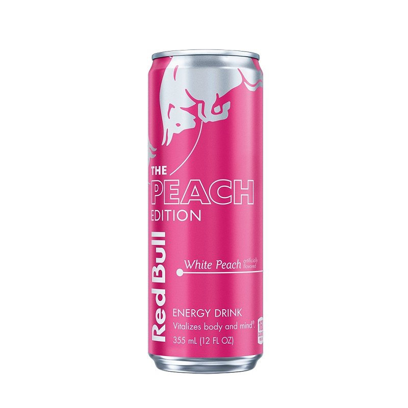 Red Bull 79210 Energy Drink, Liquid, White Peach, 12 fl-oz Can
