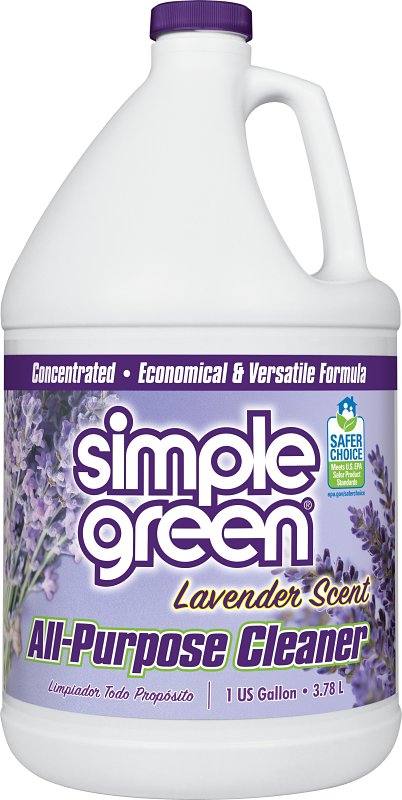 Simple Green 1610000600128 All-Purpose Cleaner, 1 gal Jug, Liquid, Lavender, Purple