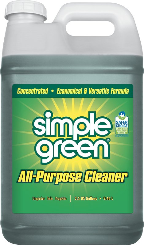 Simple Green 2710100213225 All-Purpose Cleaner, 2.5 gal, Liquid, Sassafras, Green