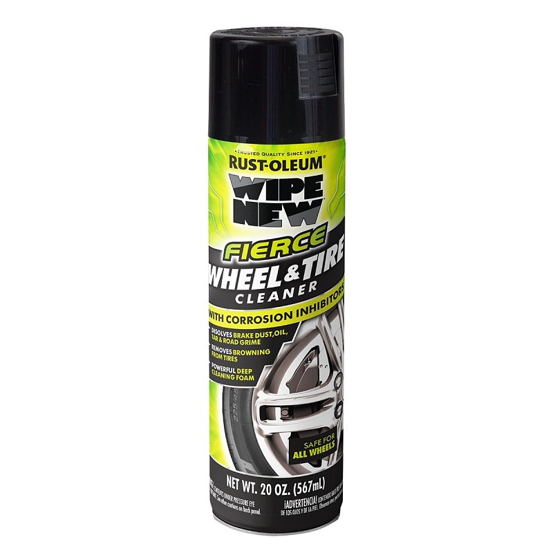 Wipe New 372668 Fierce Wheel and Tire Cleaner, 20 oz Aerosol, Liquid, Solvent Like