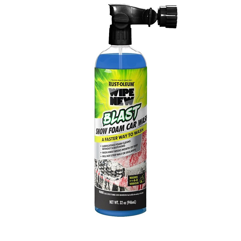Wipe New Blast 387553 Snow Foam Car Wash, 32 oz, Liquid, Solvent Like