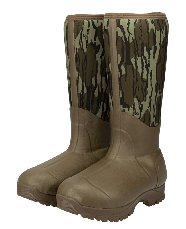 Muddy MTX Series MTX-17IN16-MOB-11D Boots, 11, D W, Mossy Oak Bottomland, Neoprene Upper, Insulated