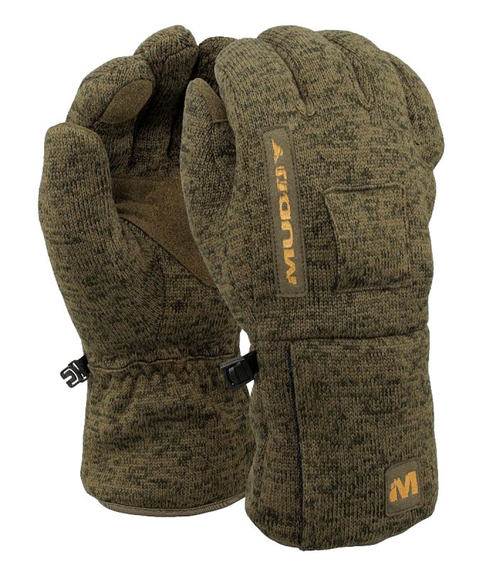 Muddy Nucleus Series HT-MGLV-CL-M Midweight Heated Gloves, M, Polyester, Brown Clay