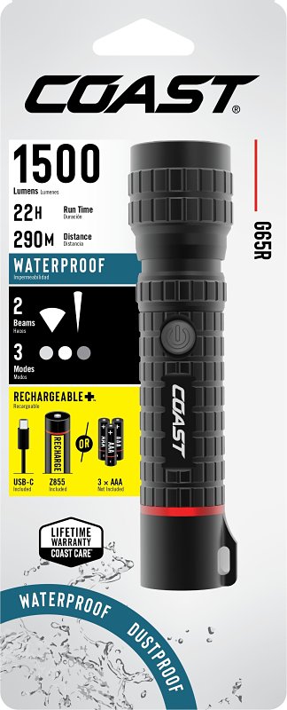 FLASHLIGHT RECHRG WTRPRF 1500L