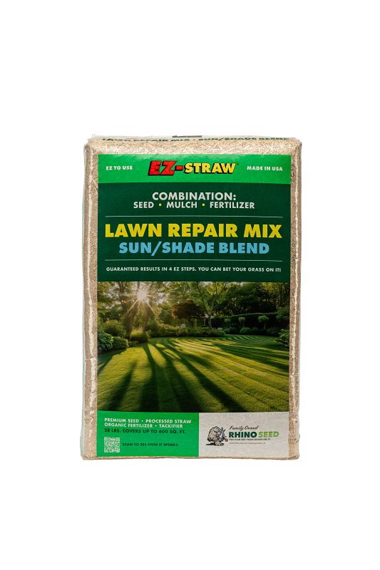 EZ-Straw MLEZSUNSHADE Seed, Mulch and Fertilizer, 28 lb, Bag